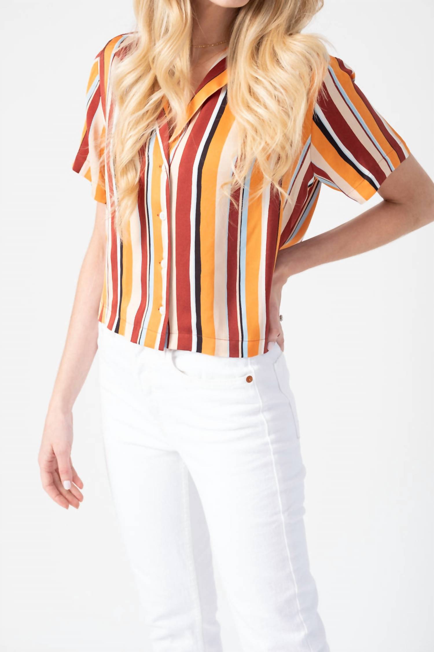 Frame - Mini Short Sleeve Shirt
