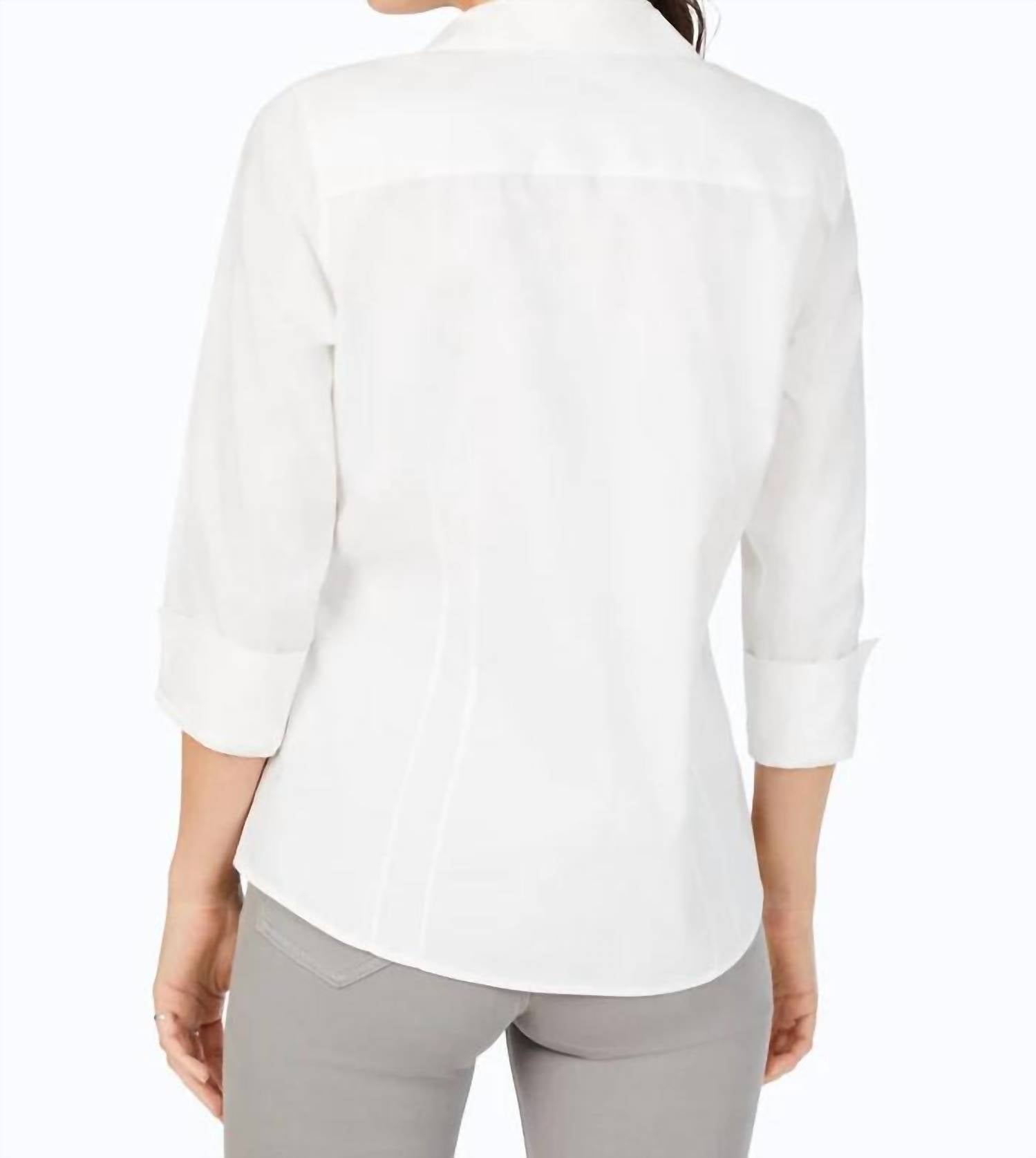 Foxcroft - Taylor 3/4 Sleeve Top