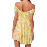 Sky To Moon - FRESH CITRUS CAP SLEEVE DRESS