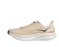 Hoka Women's Mach 6 Low Top Sneakers in eggnog vanilla - women's sneaker - detail view