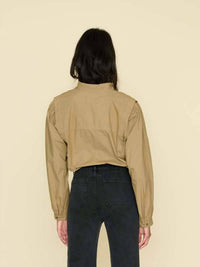 XIRENA Este Top in twine - women's blouse - detail view
