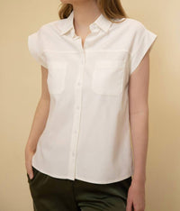 P.CILL Look The Other Way Blouse in ivory - women's blouse - view 4
