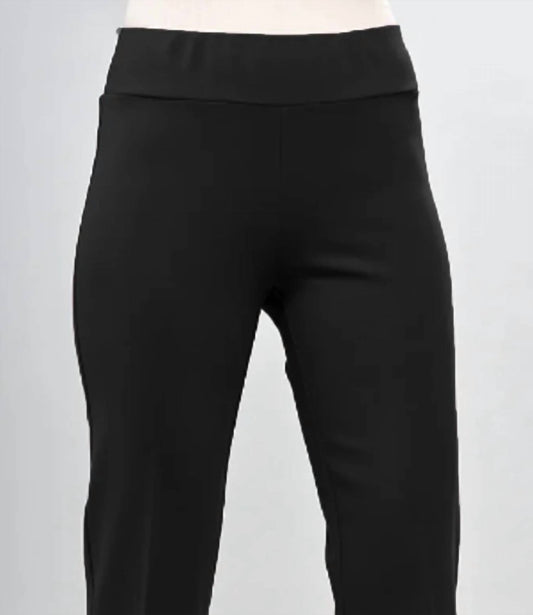 Insight - Solid Modern Bootcut Pull On Pant