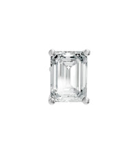 Aamiaa - Women's Emerald Shape 4 Prong Push Back Studs