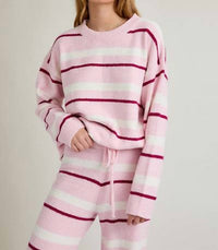 Le Lis - Casual Cool Stripe Sweater Two Piece Set