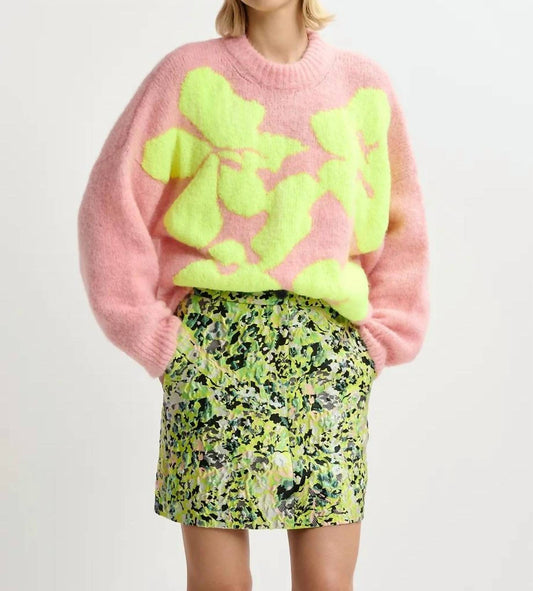 Essentiel Antwerp - Floral Intarsia-Knitted Sweater