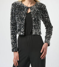 Joseph Ribkoff - Cropped Jewel Blazer