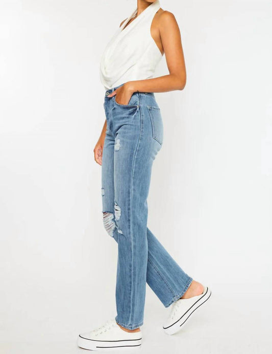 Kancan - Hattie High Rise 90's Straight Leg Jeans