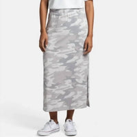 Z Supply Ava Skirt in white grey camo - women's skirt