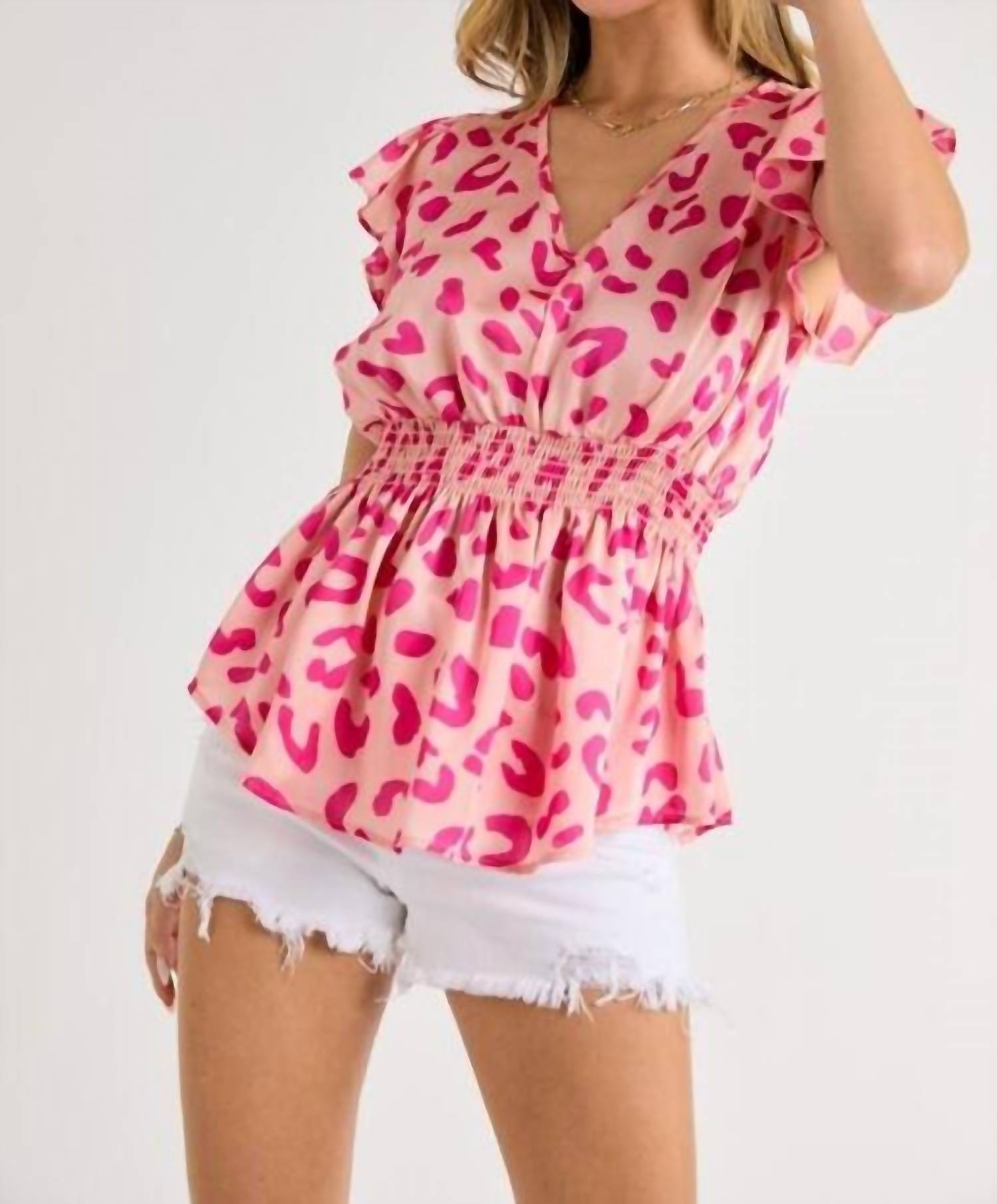 Hailey & Co - Valentine Ruffle Top
