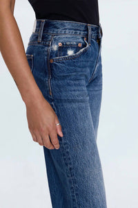 Pistola - Women's Lexi Mid Rise Bowed Straight Jean