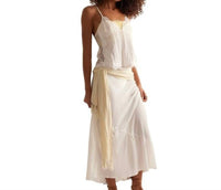Free People intimately sweet on your bias skirt in clean ivory - women's skirt
