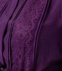 La Fuori - Silk Chiffon Long Sleeve Blouse Blouse - Plus