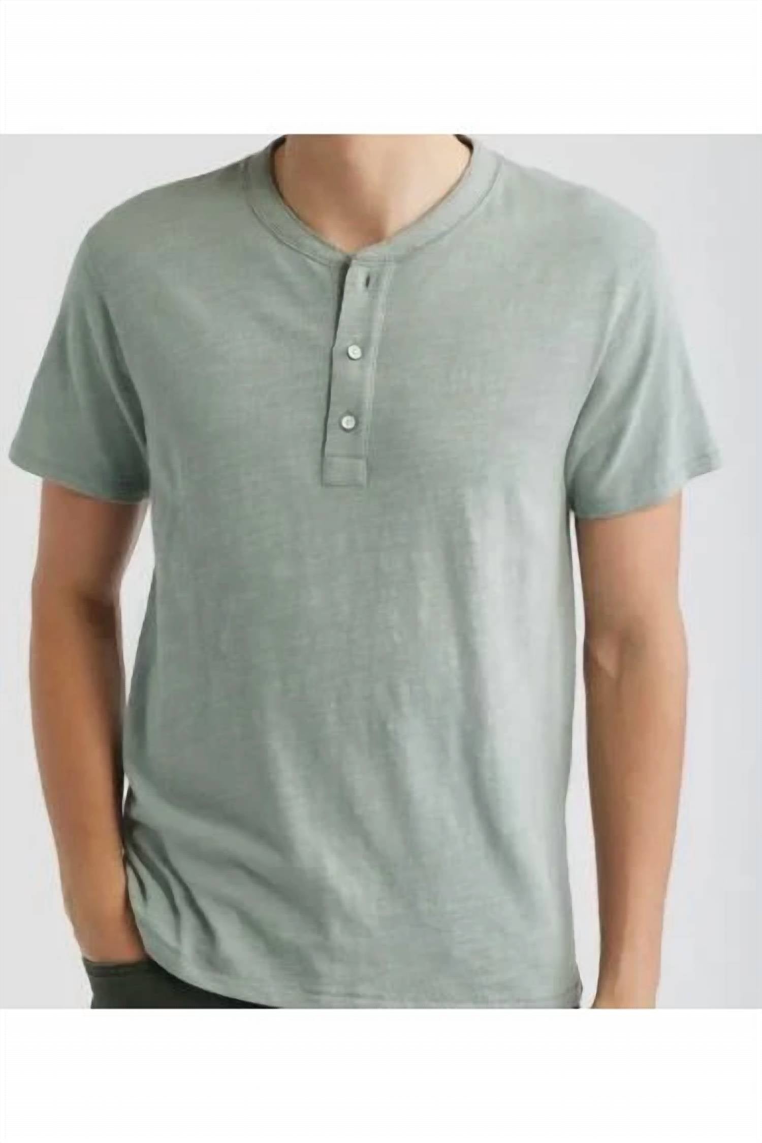 Rag & Bone - Classic Flame Short Sleeve Henley Tee