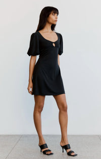 Third Form - Marble Ballon Sleeve Mini Dress