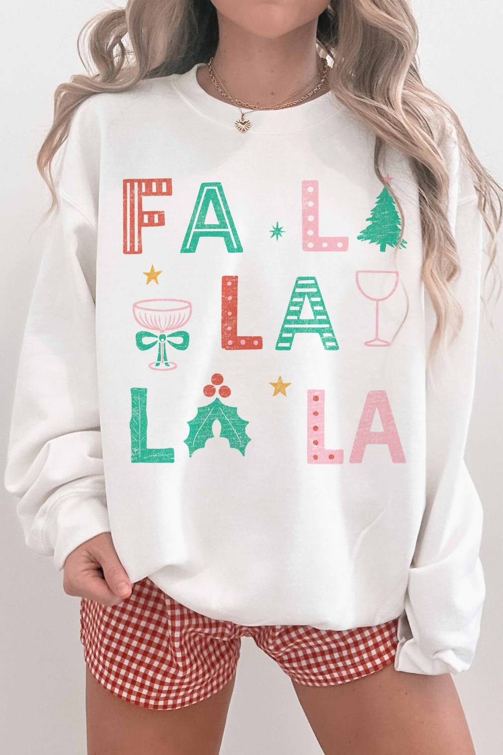 Wkndr - Fa La La La La Crewneck Sweatshirt