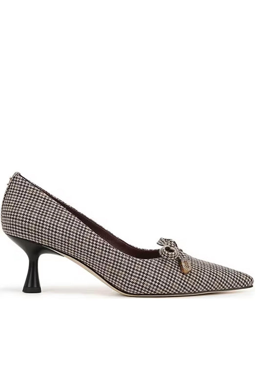 Circus By Sam Edelman - Women's Fleur Houndstooth Kitten Heel Dress Pumps
