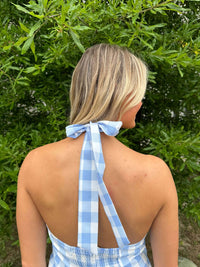 Sundayup - Tara Plaid Halter Dress