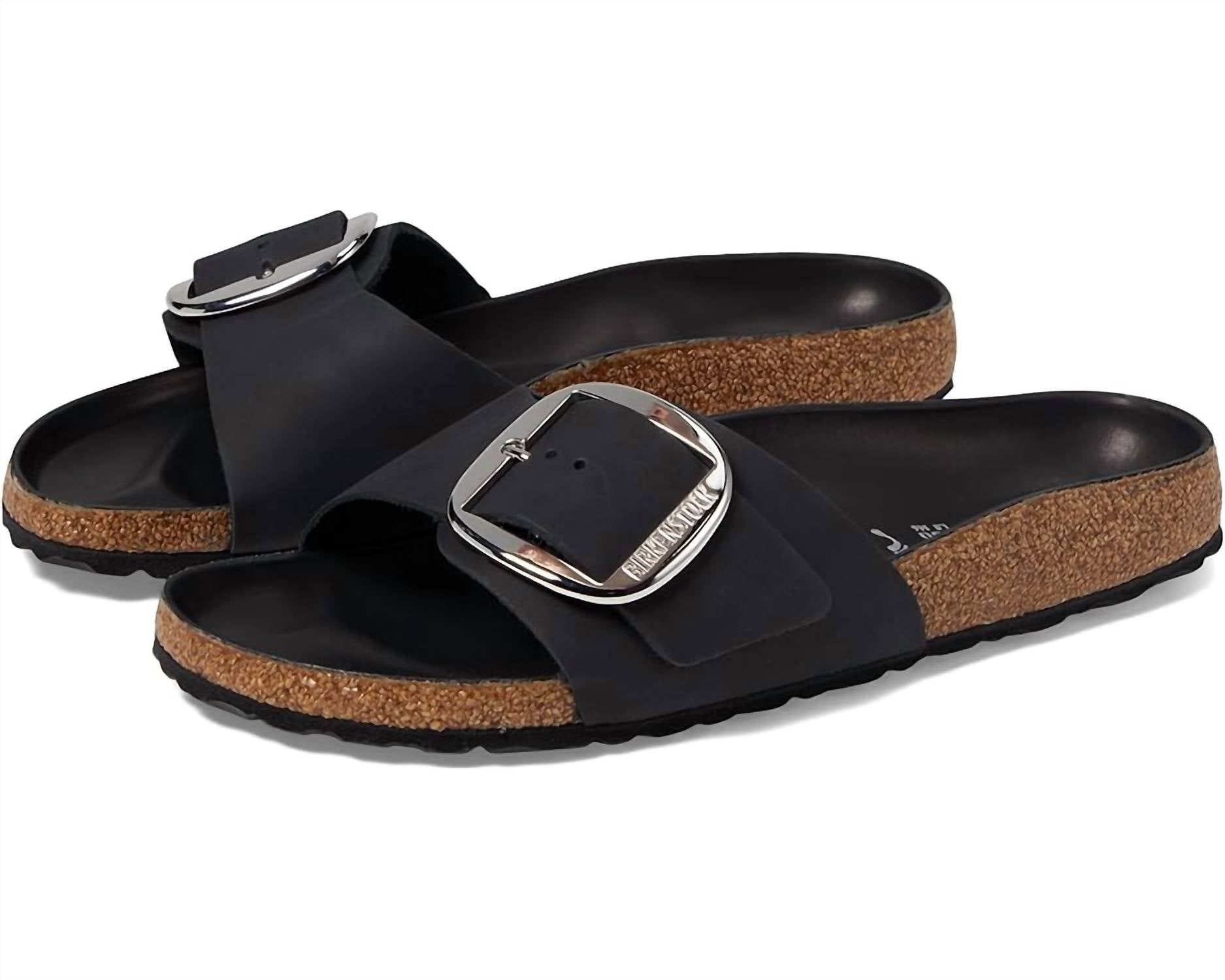 Birkenstock - WOMENS MADRID BIG BUCKLE BLACK