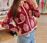 Entro - Women's Rosy Regal Cardigan