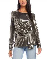 Karen Kane - Marlene Drape Front Top