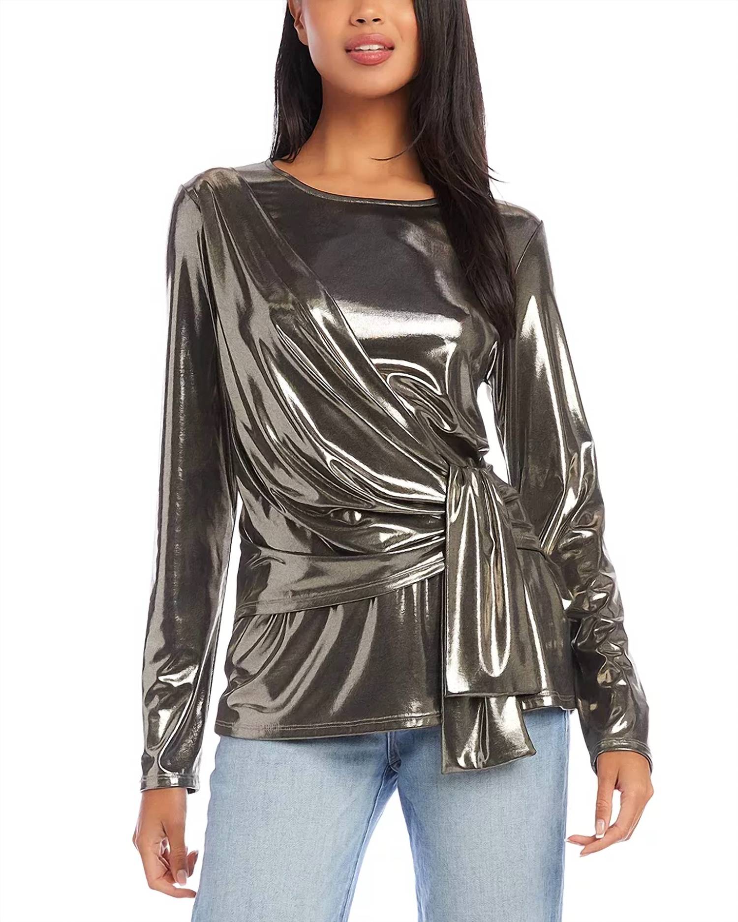 Karen Kane - Marlene Drape Front Top