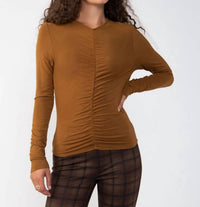 Sanctuary - Long Sleeve Ruched Top