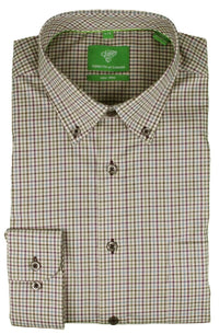 FORSYTH OF CANADA INC Men's Tatersall Check Sport Shirt in mub - men's shirt