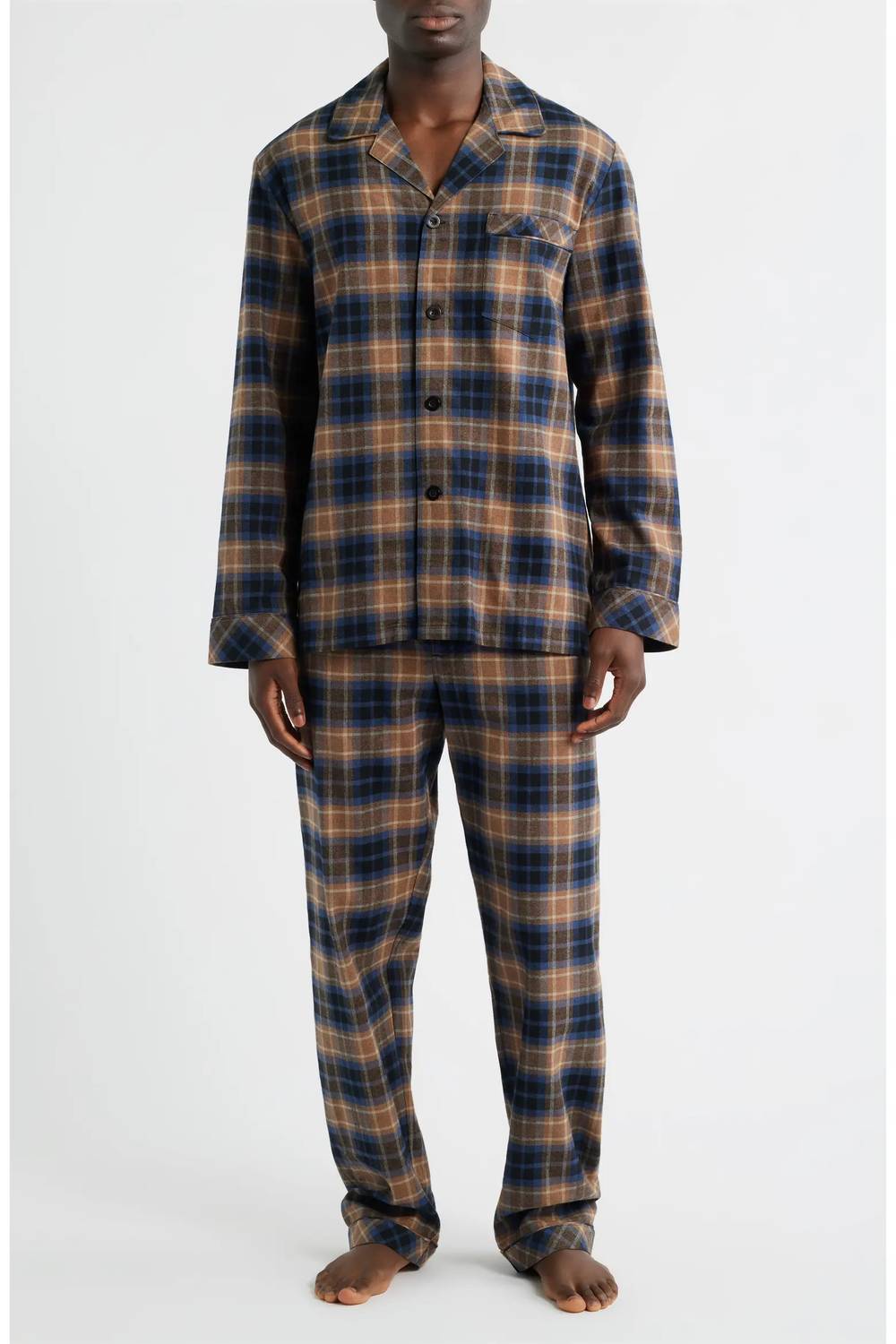 Majestic International - Men's Time Out Flannel Pajama Set