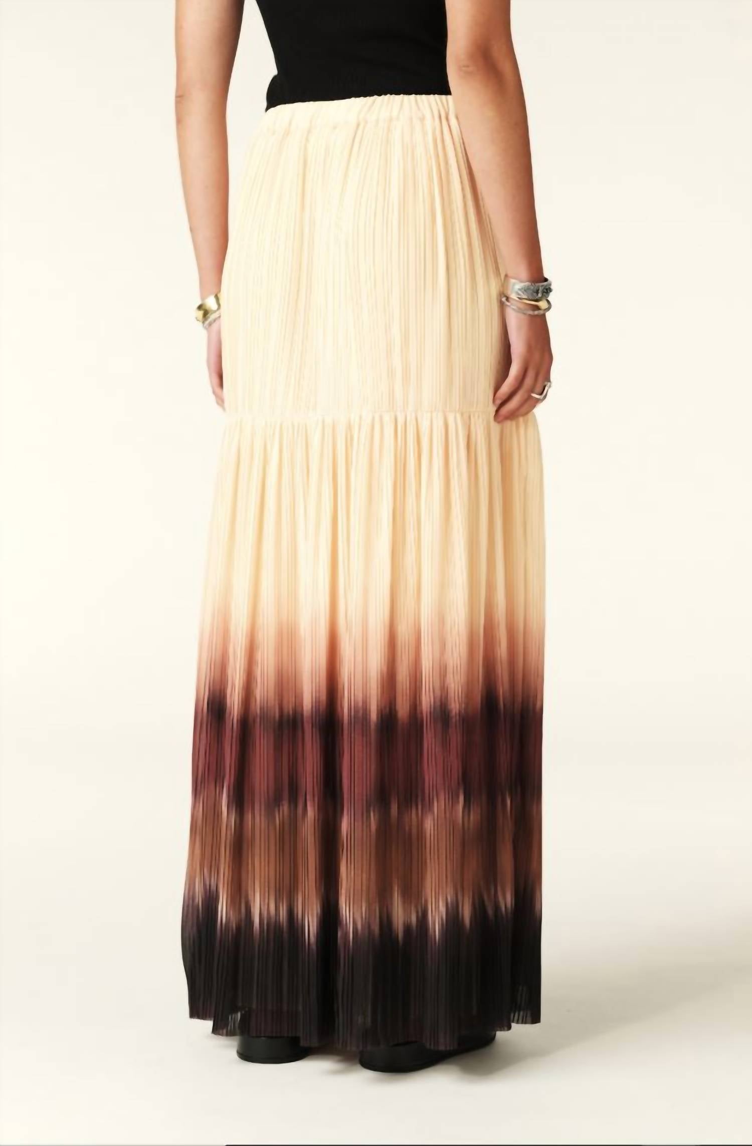 ba&sh Wina Skirt in rose - women's skirt - detail view