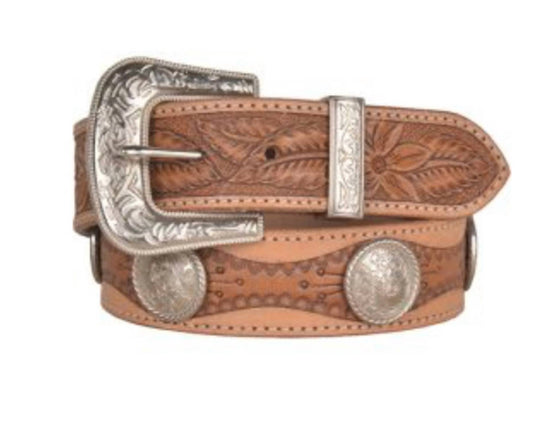 Myra Bag - Women's Birch Hand-Tooled Leather Western Belt