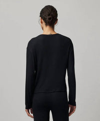 Atm - Modal Rib Long Sleeve Boxy Tee