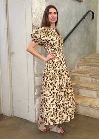 Ulla Johnson - Othella Short Sleeve Midi Dress
