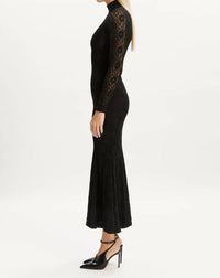 BARDOT Harlyn Lace Maxi Dress in black - women's dress - view 5