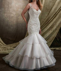Mary'S Bridal - Mermaid Crystal Beaded Dress