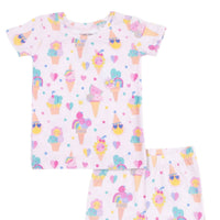 Angel Dear - Kids Ice Cream Fun Crew Pajama Short Set