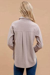 Blu Pepper - Soft Knit Shacket