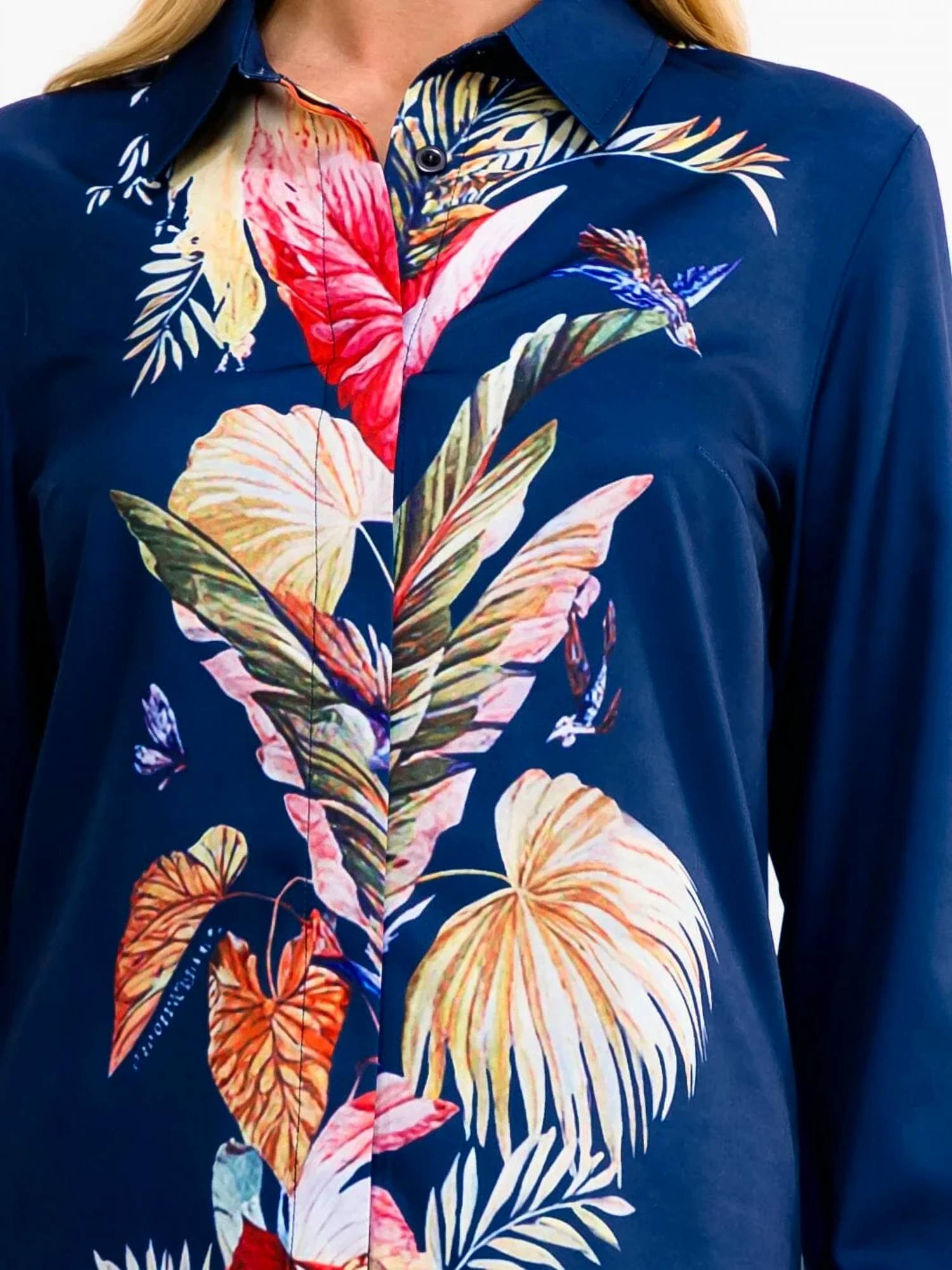 Little Secret Of Mine - Tropical Leaf Wide Leg Pant Set