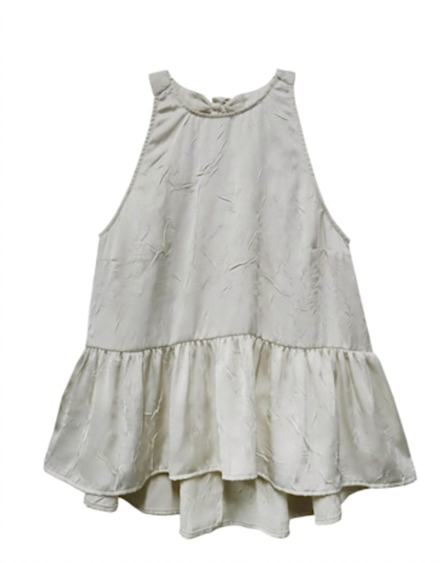 Fifteen Twenty - Women's Floren Ruffle Hem Halter Top
