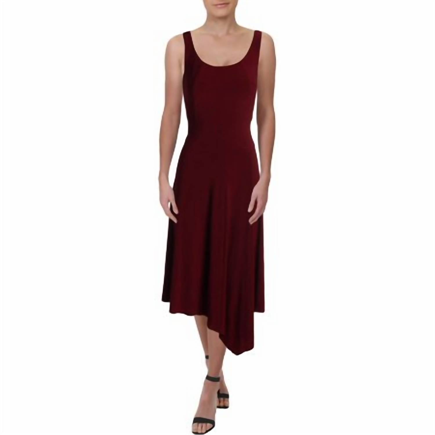 Anne Klein - Sleeveless Asymmetrical Dress
