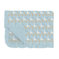 Kickee - Ruffle Toddler Blanket - 40x60