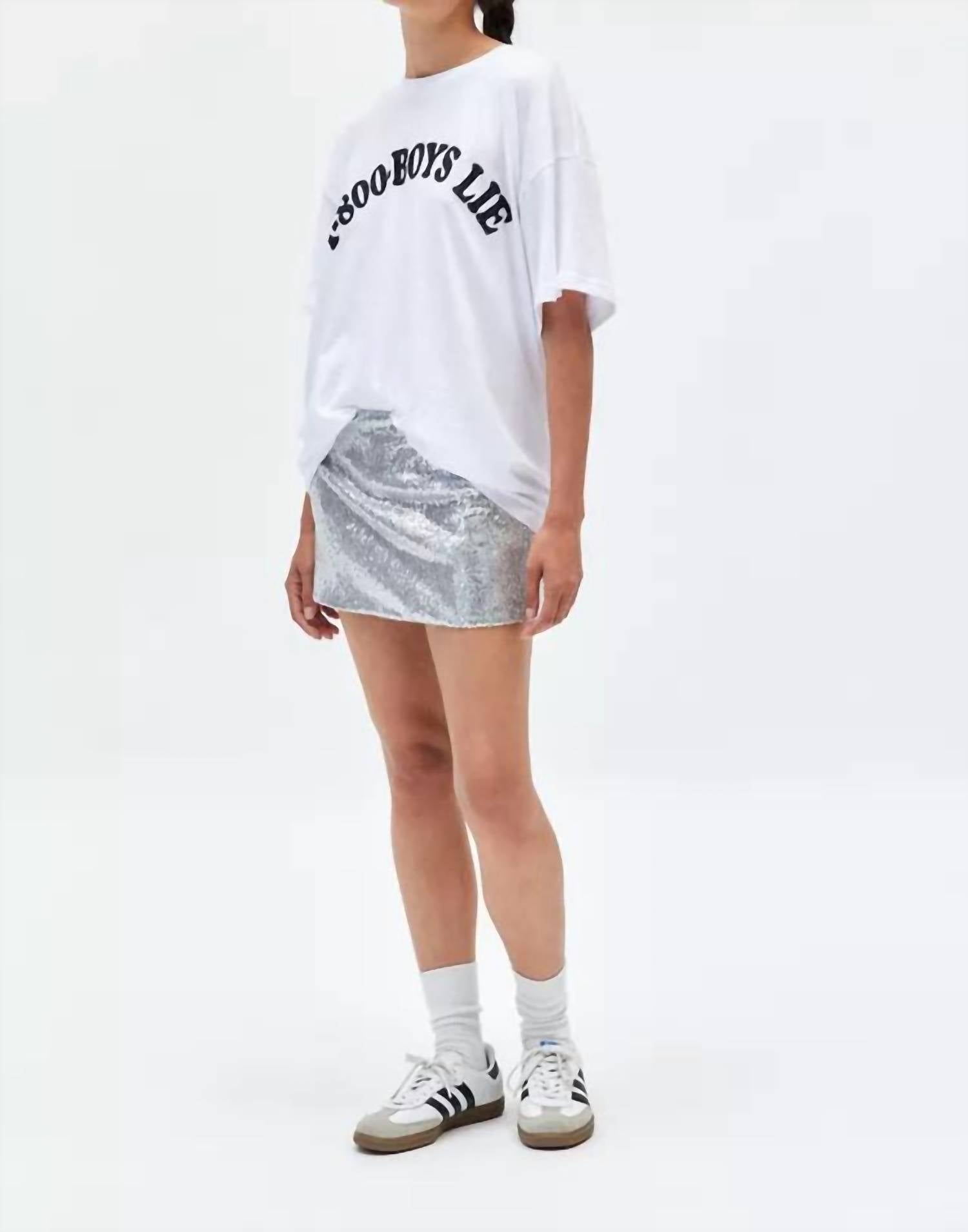 Boys Lie - Revamped Boyfriend Tee Top