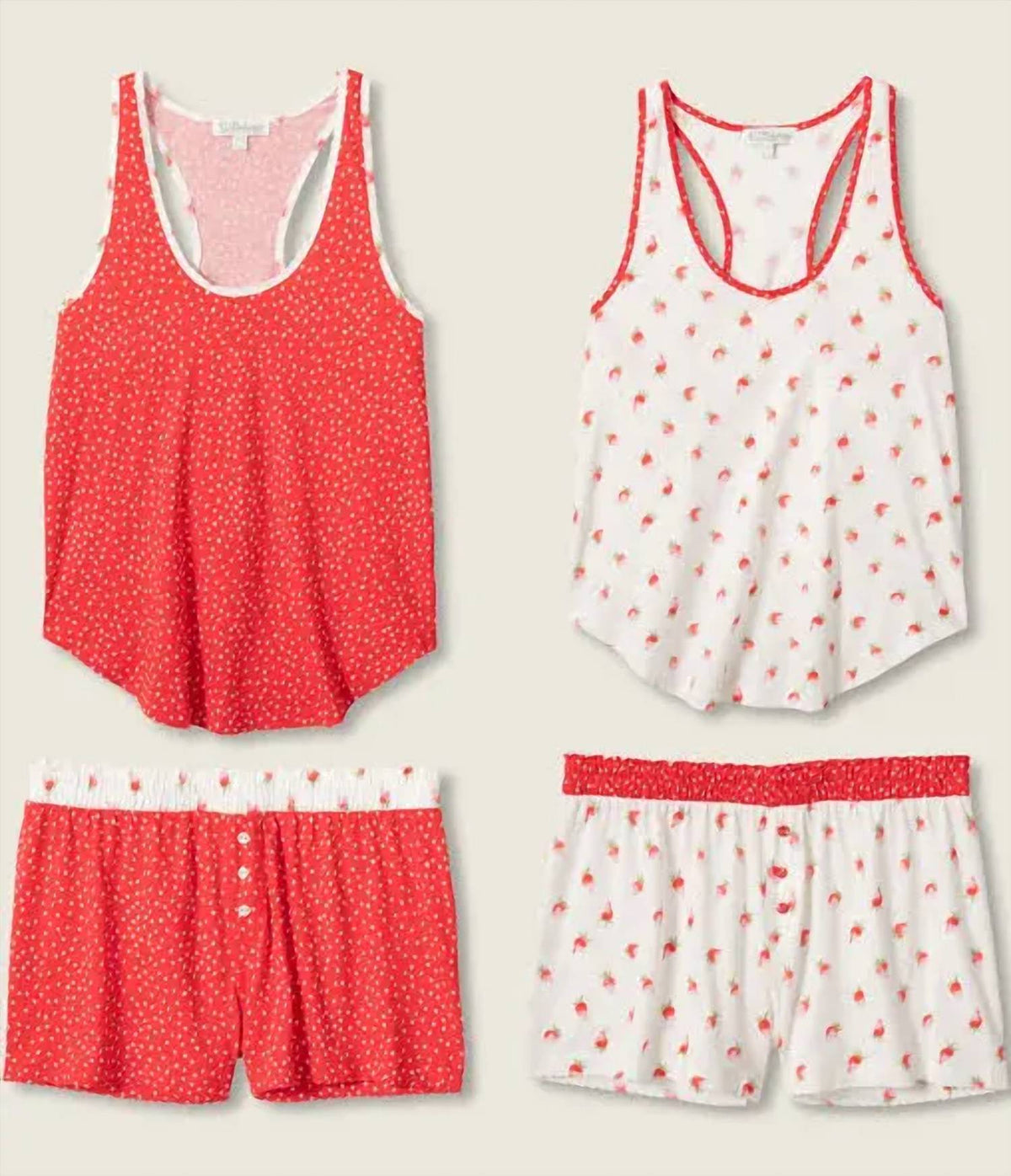 Pj Salvage - 4 piece set dot tank and short set