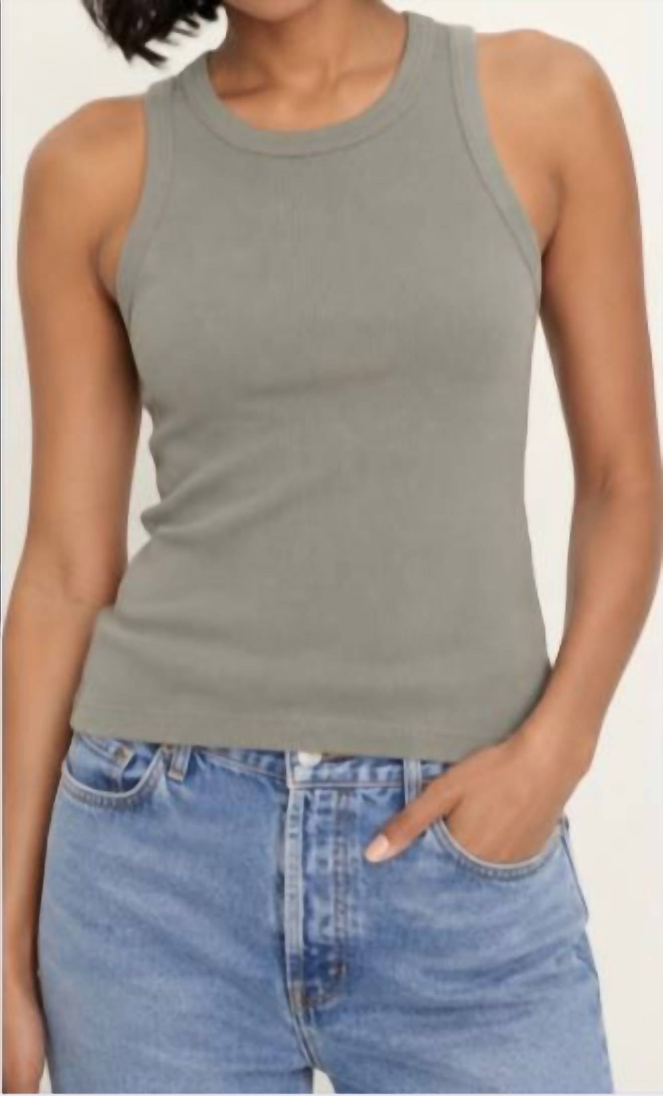 Michael Stars - Gina Ultra Rib Wide Binding Tank