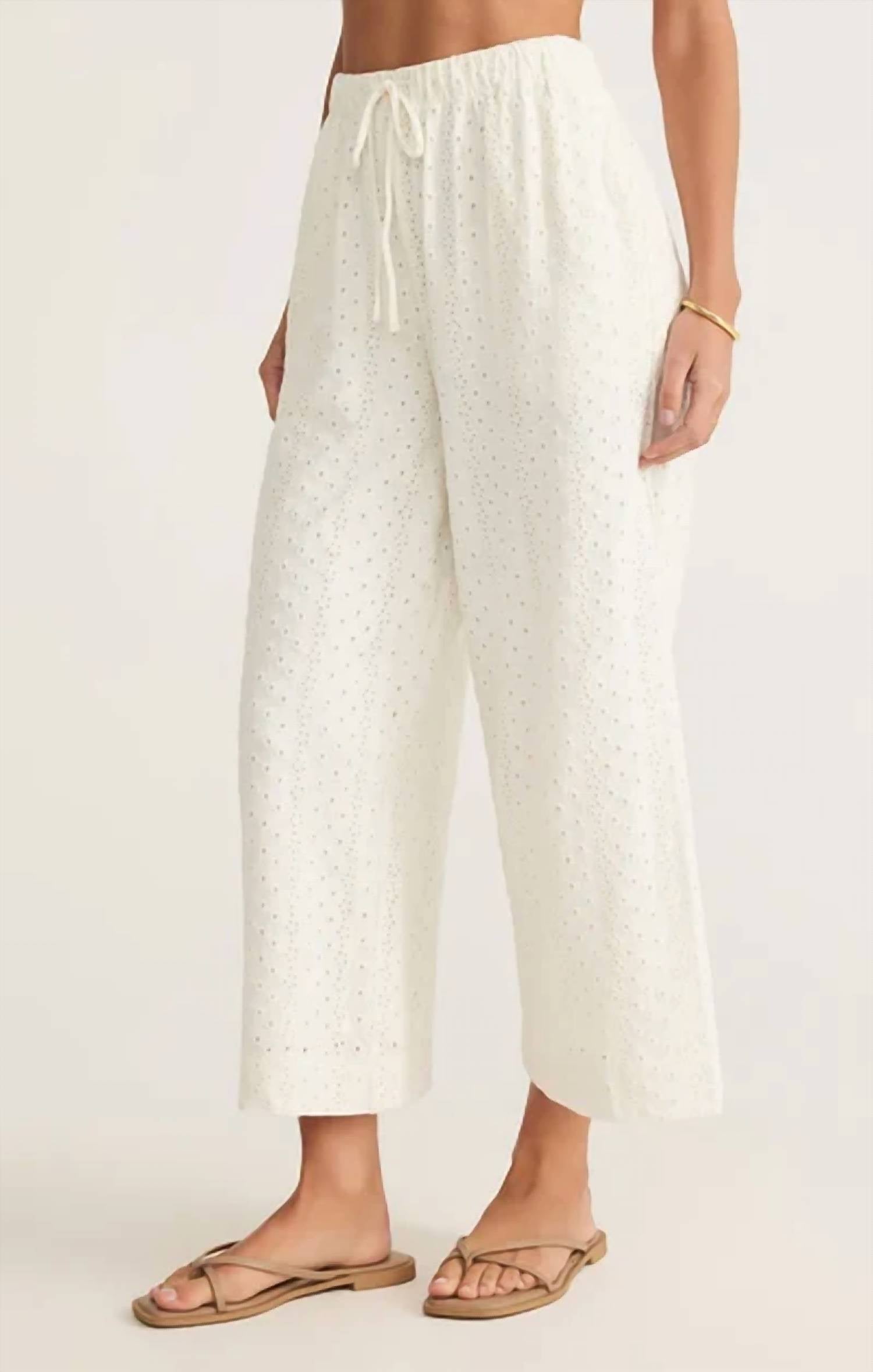 Z Supply - Romi Knit Eyelet Pant