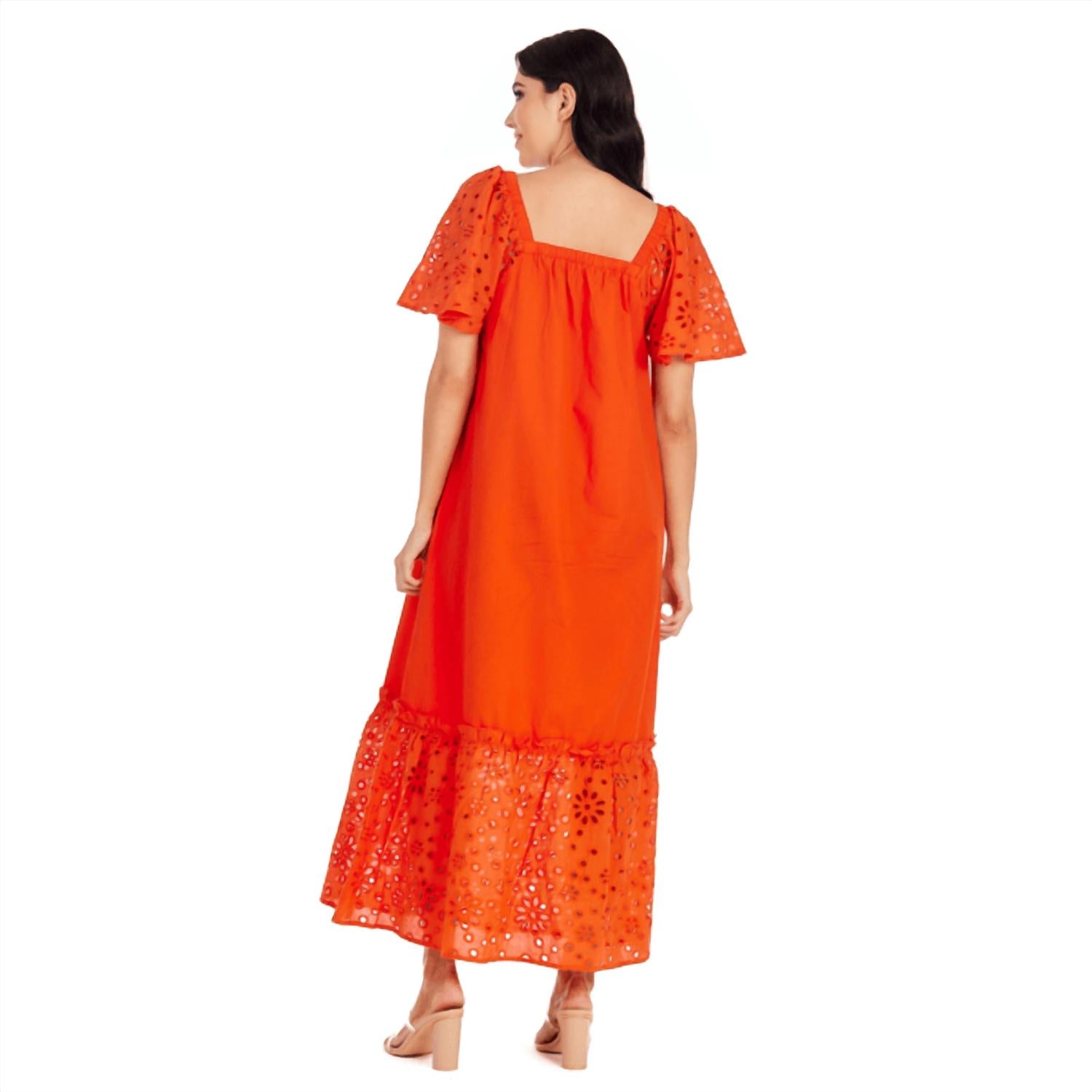 Mudpie - Conny Eyelet Maxi Dress