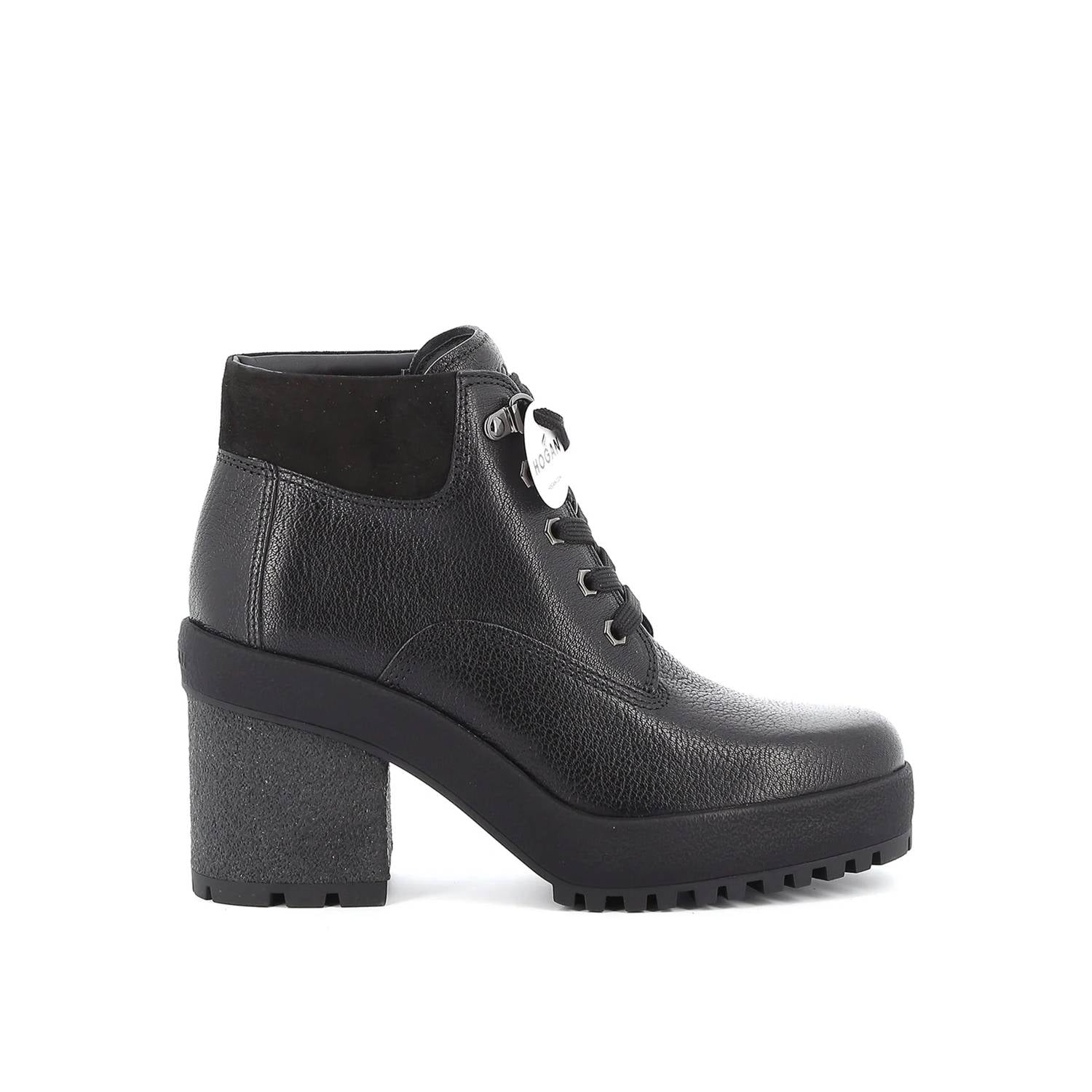 Hogan - Women's Grained Leather Ankle Boots
