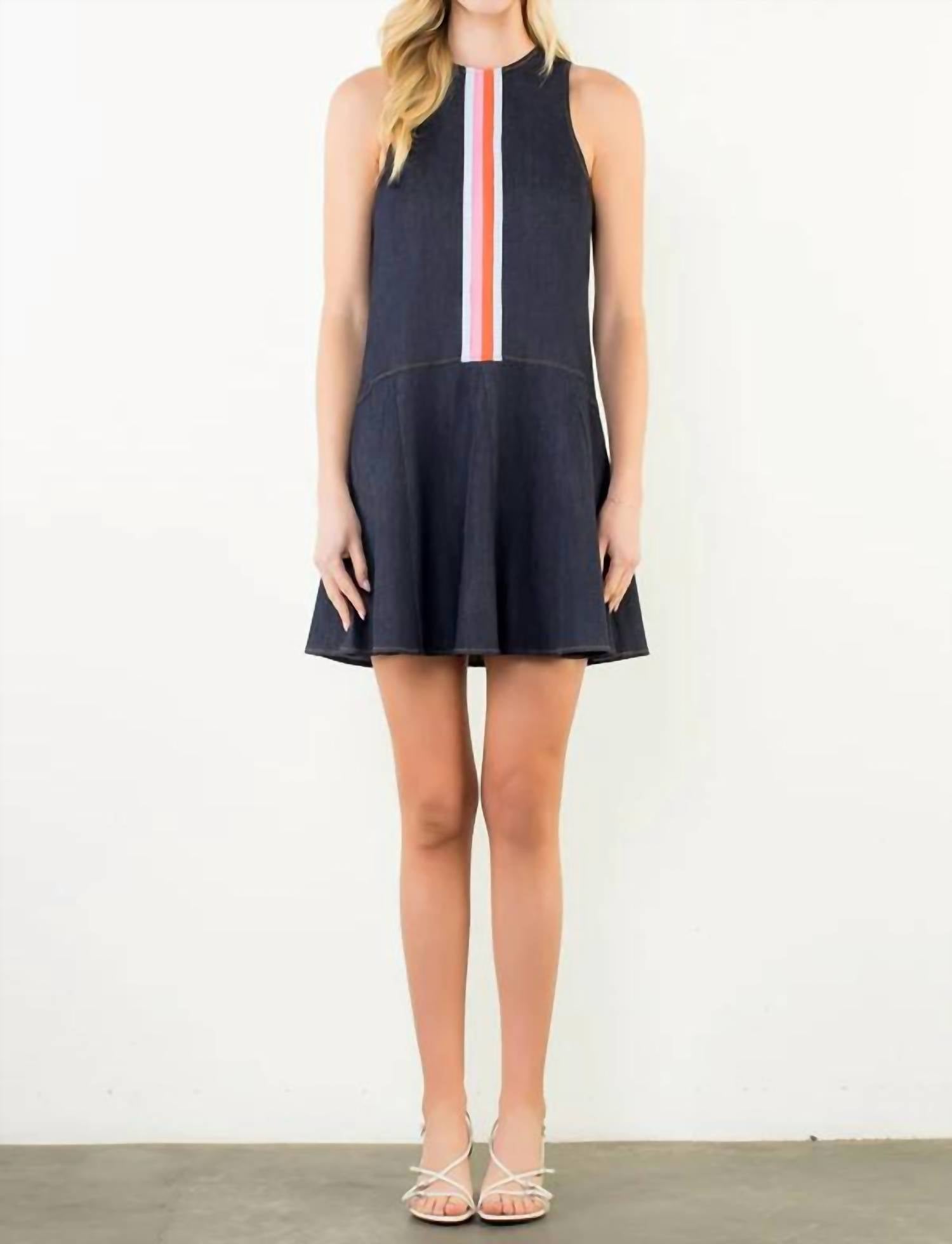 Thml - Harbor Stripe Drop Waist Dress