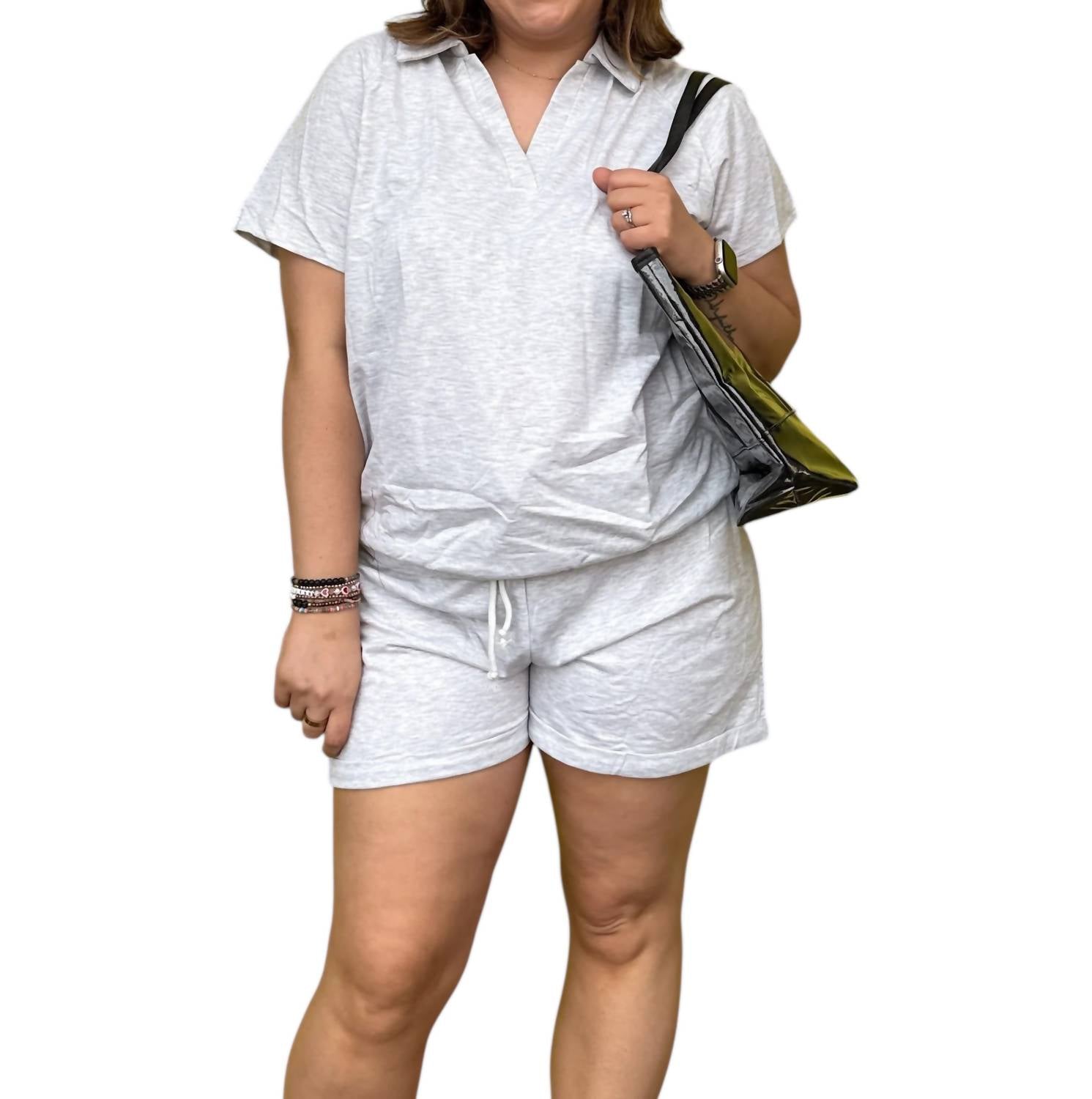 La Society - Drawstring Shorts Set