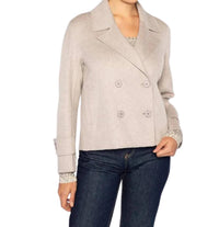 Kinross Short Trench Coat in taupe 1 - women's jacket
